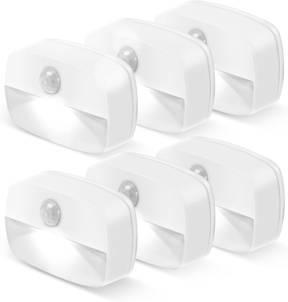 ZISUYU Motion Sensor Light Indoor Led Night Light Stick on